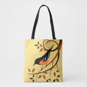 Baltimore Oriole in boomtak Tote Bag (Voorkant)