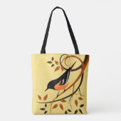 Baltimore Oriole in boomtak Tote Bag (Achterkant)
