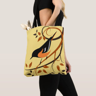 Baltimore Oriole in boomtak Tote Bag