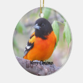 Baltimore Oriole Keramisch Ornament (Links)