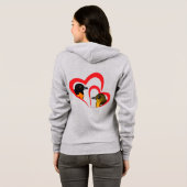 Baltimore Oriole Love Hoodie (Achterkant volledig)