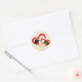 Baltimore Oriole Love Ronde Sticker (Envelop)