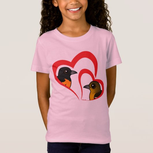 Baltimore Oriole Love T-shirt (Voorkant)