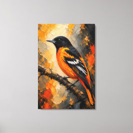 Baltimore Oriole Luxe Canvasprint Canvas Afdruk