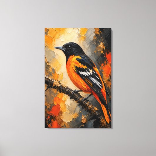 Baltimore Oriole Luxe Canvasprint Canvas Afdruk (Voorkant)