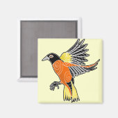 Baltimore Oriole Magneet (Voorkant / Achterkant)