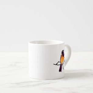 Baltimore Oriole op Twig Espresso Kop