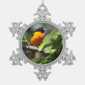 Baltimore Oriole Ornament (Voorkant)