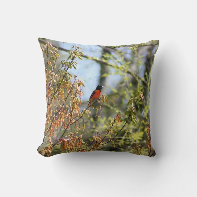 Baltimore Oriole Pillow Kussen (Voorkant)