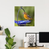 Baltimore Oriole Poster (Thuiskantoor)