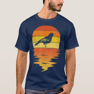 Baltimore oriole shirt retro sunset 
