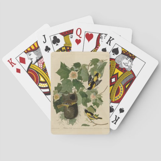 Baltimore Oriole - uit Audubon's Birds of America Pokerkaarten (Achterkant)