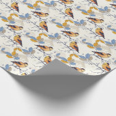 Baltimore Oriole vogel op tak Cadeaupapier (Hoek)