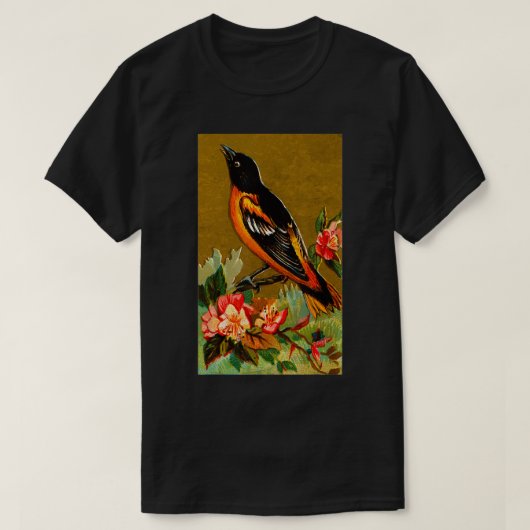 Baltimore Oriole Vogelwaarneming T-shirt (Design voorkant)