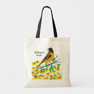 Baltimore Oriole Waterverf Bird Tote Bag
