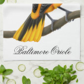Baltimore Oriole Wild Bird Kitchen Towel Theedoek (Gevouwen)