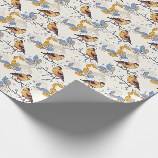 Baltimore Orioles op takken Cadeaupapier (Hoek)