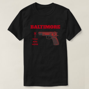 Baltimore Pistool Violence T-shirt