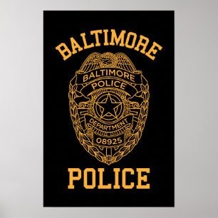 baltimore politie maryland detective poster