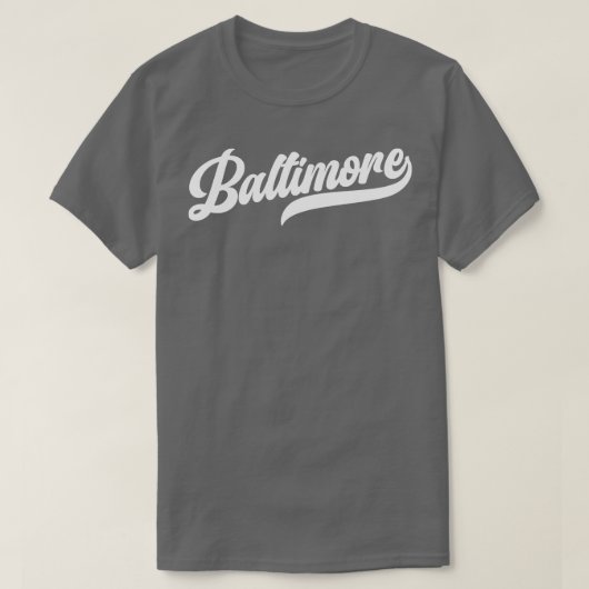 Baltimore Retro Baltimore Ravens T-shirt (Design voorkant)