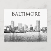 Baltimore: Scène van de binnenhaven Briefkaart (Voorkant)