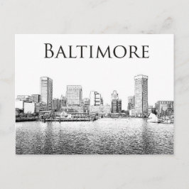 Baltimore: Scène van de binnenhaven Briefkaart