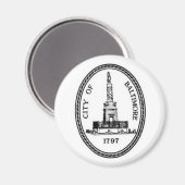 Baltimore Seal Magneet (Voorkant / Achterkant)