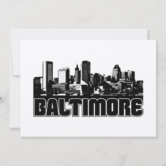 Baltimore Skyline (Voorkant)