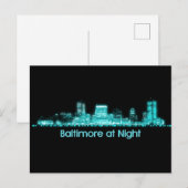 Baltimore Skyline Briefkaart (Voorkant / Achterkant)