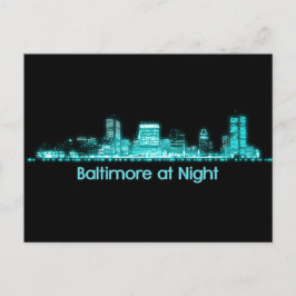 Baltimore Skyline Briefkaart