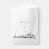 Baltimore Skyline Bruiloft Dank u Favor Tassen Bedankzakje (Voorkant)