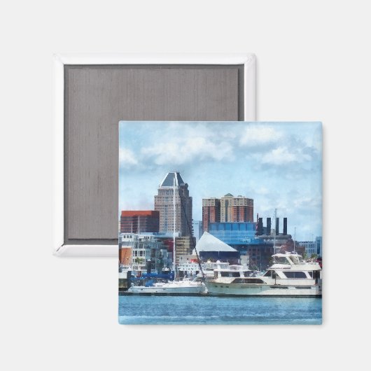 Baltimore Skyline en Harbour Magneet (Voorkant / Achterkant)