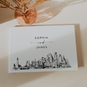 Baltimore Skyline Huwelijk Gastenboek