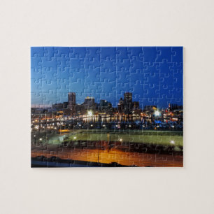 Baltimore Skyline in Dusk Legpuzzel