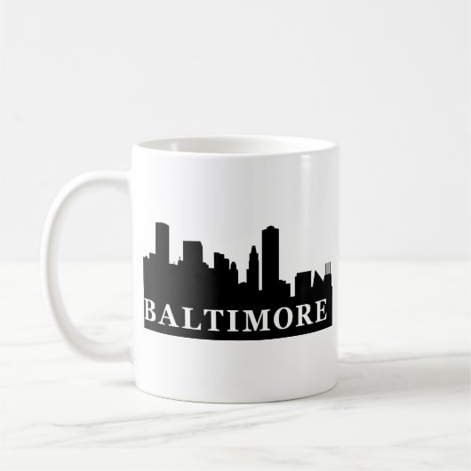 Baltimore Skyline Koffiemok (Links)