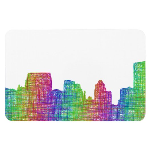 Baltimore skyline magneet (Horizontaal)