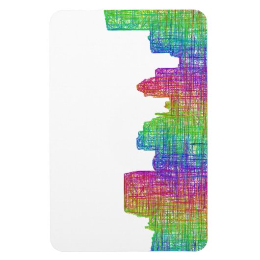 Baltimore skyline magneet (Verticaal)