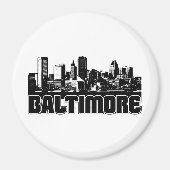 Baltimore Skyline Magneet (Voorkant)