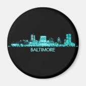 Baltimore Skyline Magneet (Voorkant)