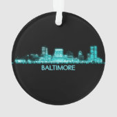 Baltimore Skyline Ornament (achterkant)