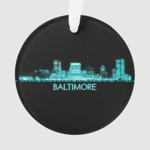 Baltimore Skyline Ornament