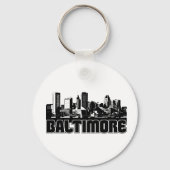 Baltimore Skyline Sleutelhanger (Voorkant)