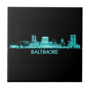 Baltimore Skyline Tegeltje