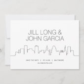 Baltimore Sla de datum op Kaart (Voorkant)