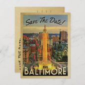 Baltimore sparen de  Briefkaarten van de Datum (Voorkant / Achterkant)