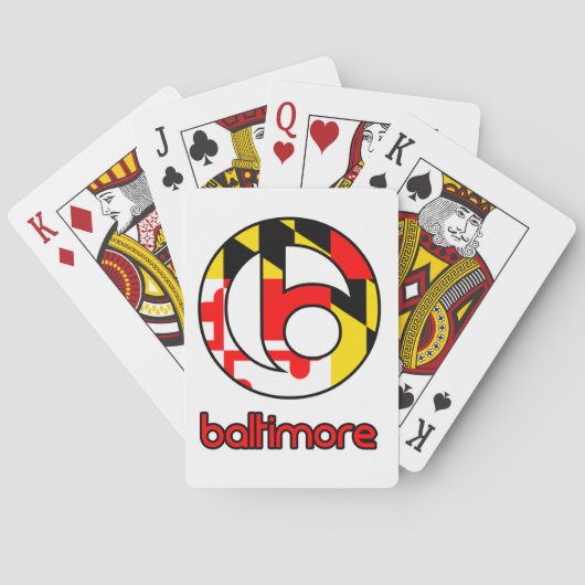 Baltimore Speelkaarten (Achterkant)