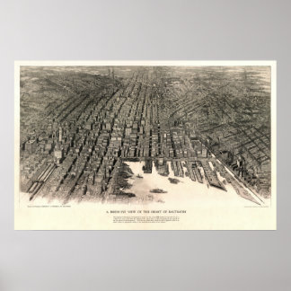 Baltimore (Spofford) - MEDIUM KWALITEIT, zie noot Poster