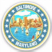 Baltimore Sticker (Voorkant)