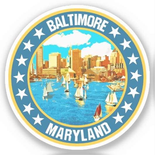 Baltimore Sticker (Voorkant)