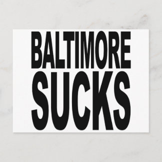 Baltimore Sucks Briefkaart
